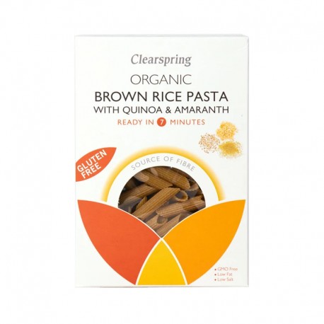 Paste Orez Brun Quinoa Eco 250g Clearspring - Verlin