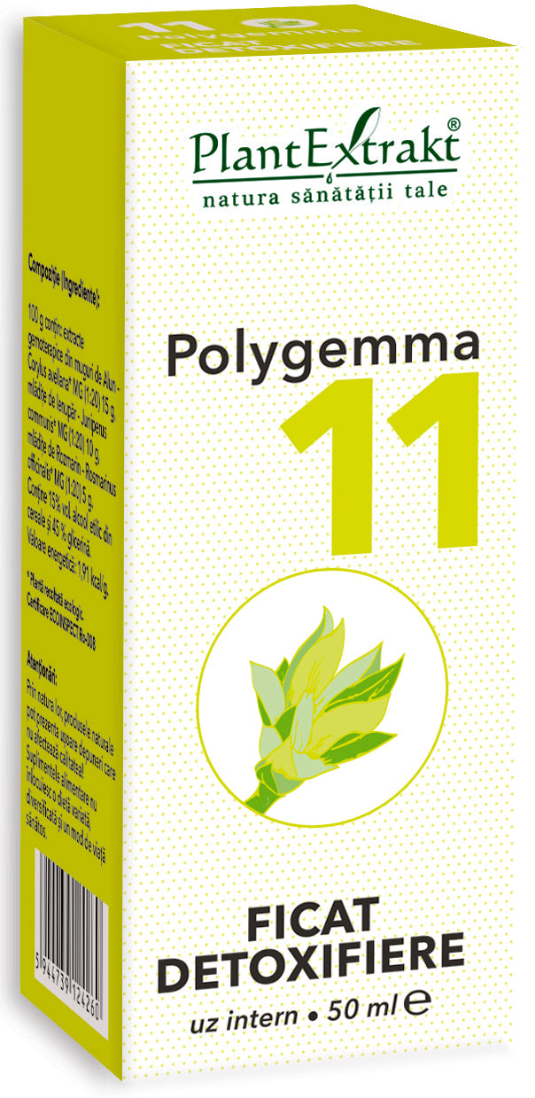 Polygemma 11 ficat detoxifiere 50 ml plantextrakt - Verlin