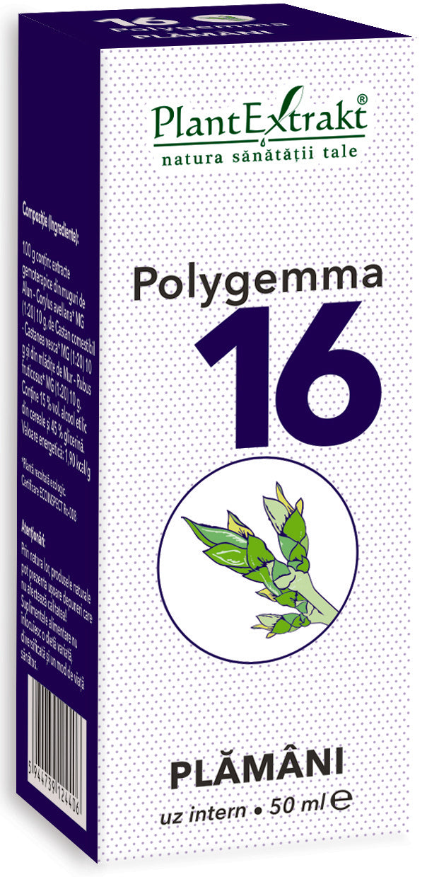 Polygemma 16 plămâni 50 ml plantextrakt - Verlin