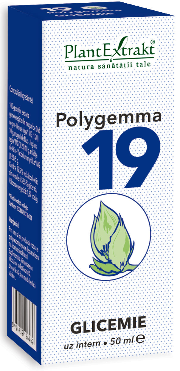 Polygemma 19 glicemie 50 ml plantextrakt - Verlin