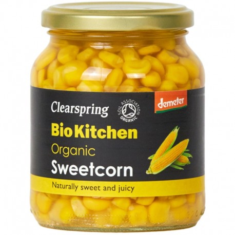 Porumb in suc propriu Eco 350g Clearspring - Verlin