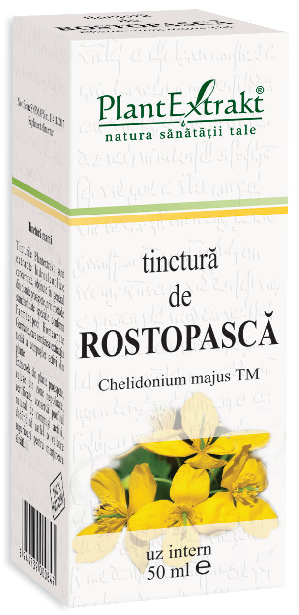 Tinctură de rostopască, 50 ml, plantextrakt 1