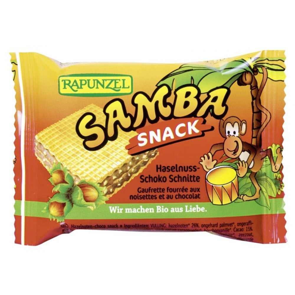Samba Snack napolitana 25g Rapunzel Samba Snack bio napolitana de