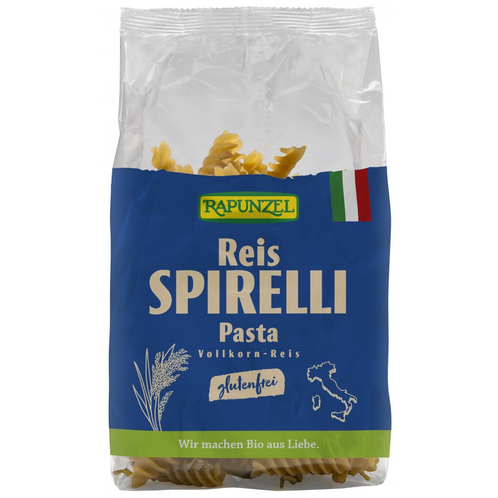 Spirelli din orez fara gluten 250g Rapunzel - Verlin