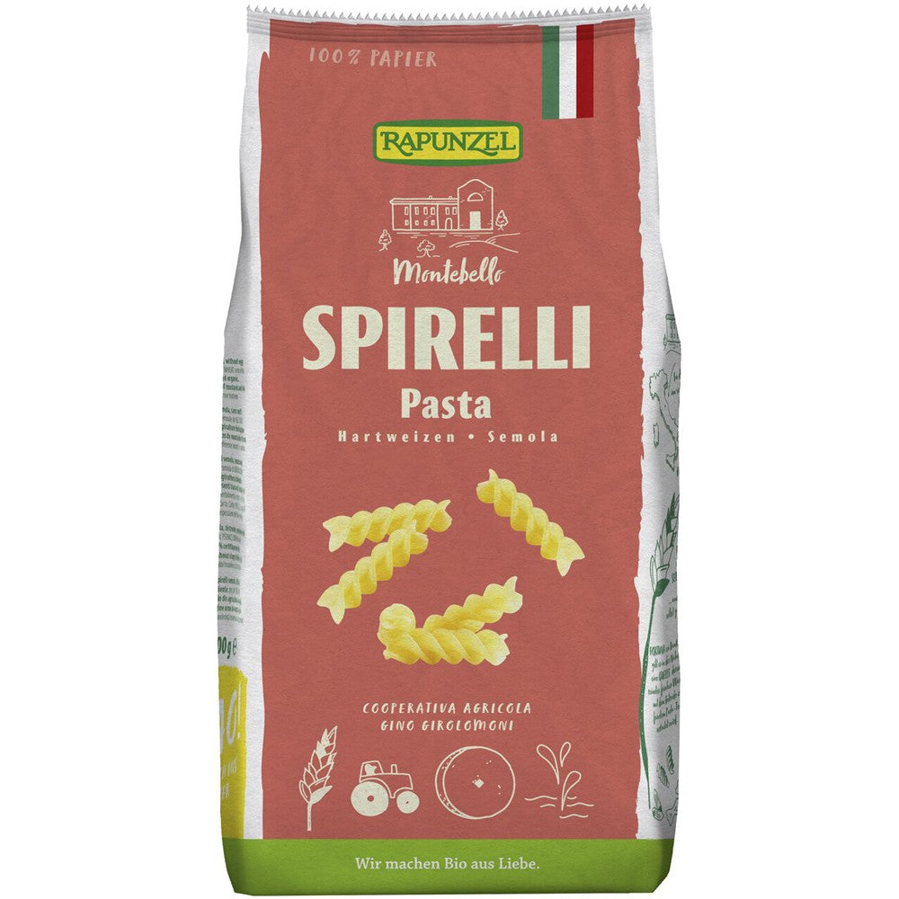 Spirelli semola bio 500g Rapunzel - Verlin