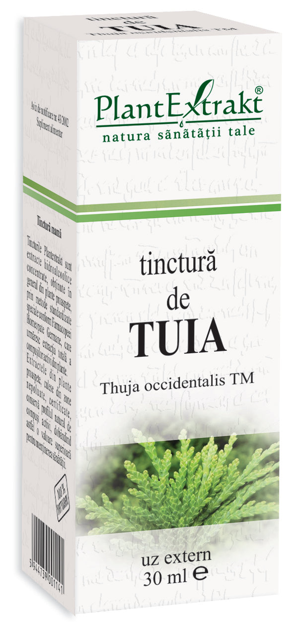 Tinctură tuia 30 ml plantextrakt - Verlin