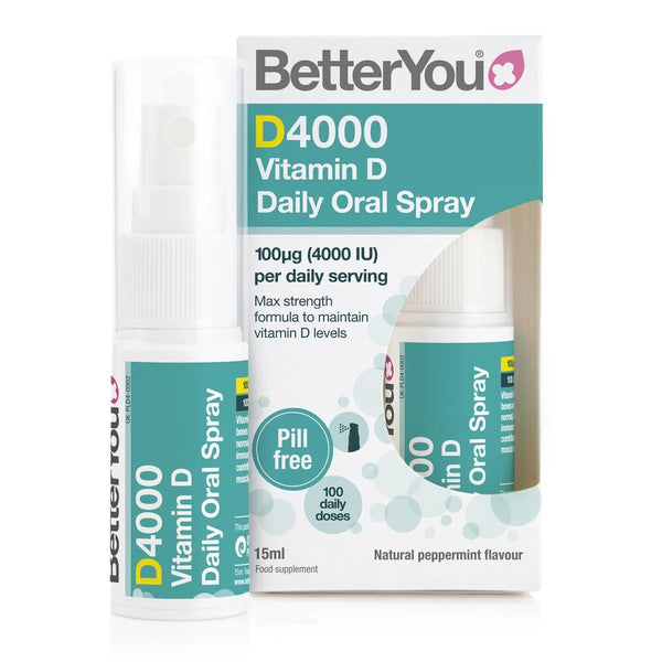  D4000 vitamin d oral spray, 15 ml, betteryou