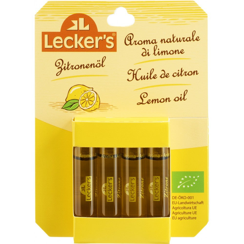 Ulei de lamaie bio 4x2ml Leckers Uleiul de lamaie bio de