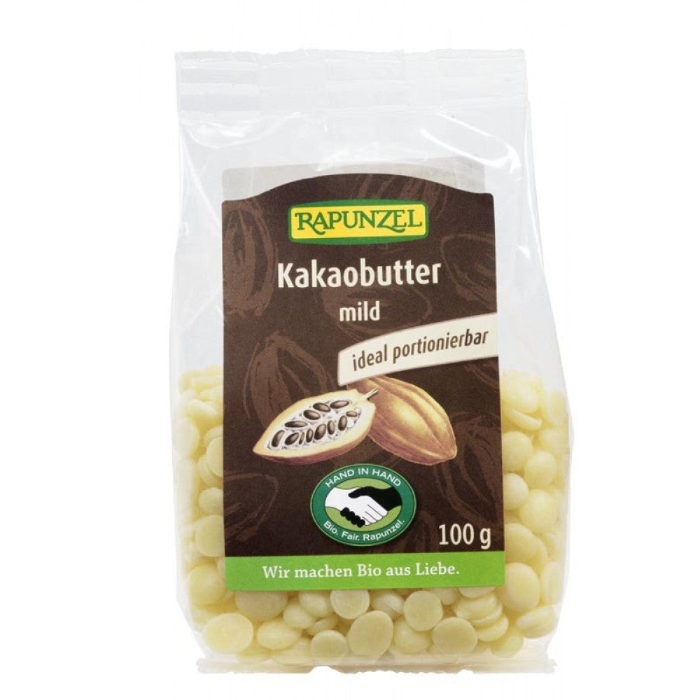 Unt cacao bio dezodorizat 100g Rapunzel - Verlin