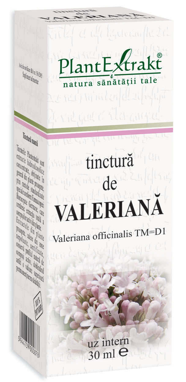 Tinctura de valeriana, 30 ml, plantextrakt 1
