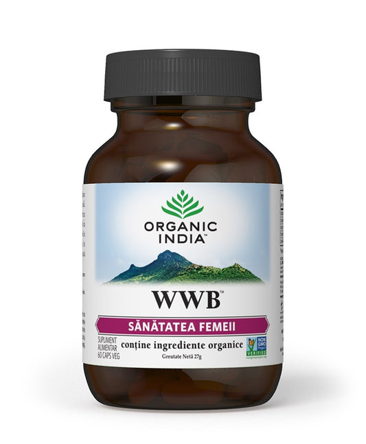 Wwb - sanatatea femeii, sindrom premenstrual, 60 capsule vegetale, organic india