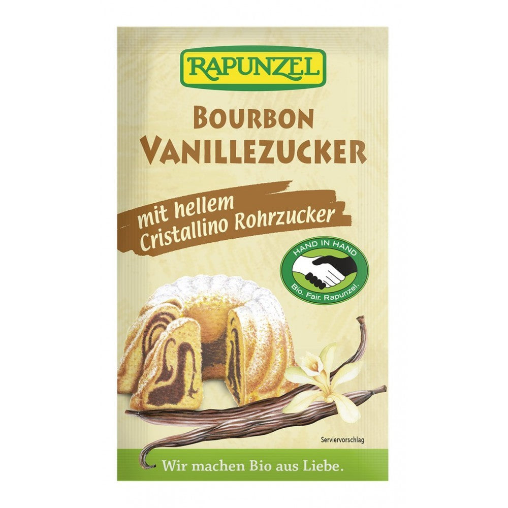 Zahar vanilie Bourbon alb 32g Rapunzel - Verlin