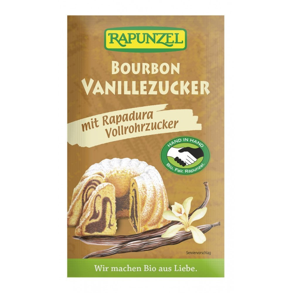 Zahar vanilie bourbon integral 8g Rapunzel - Verlin