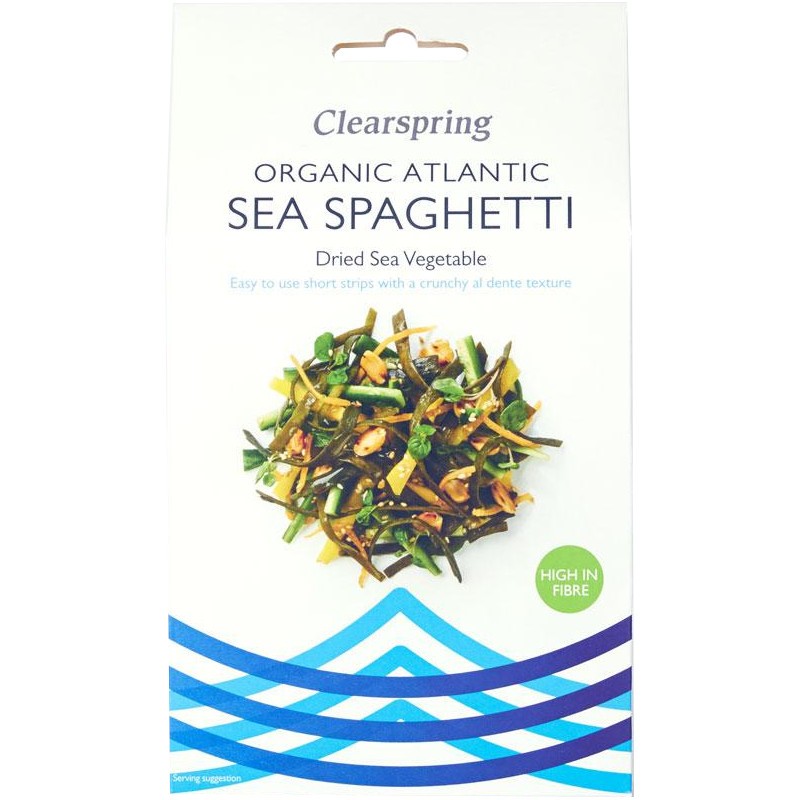 Alge sea spaghetti atlantic, bio, 25g, clearspring