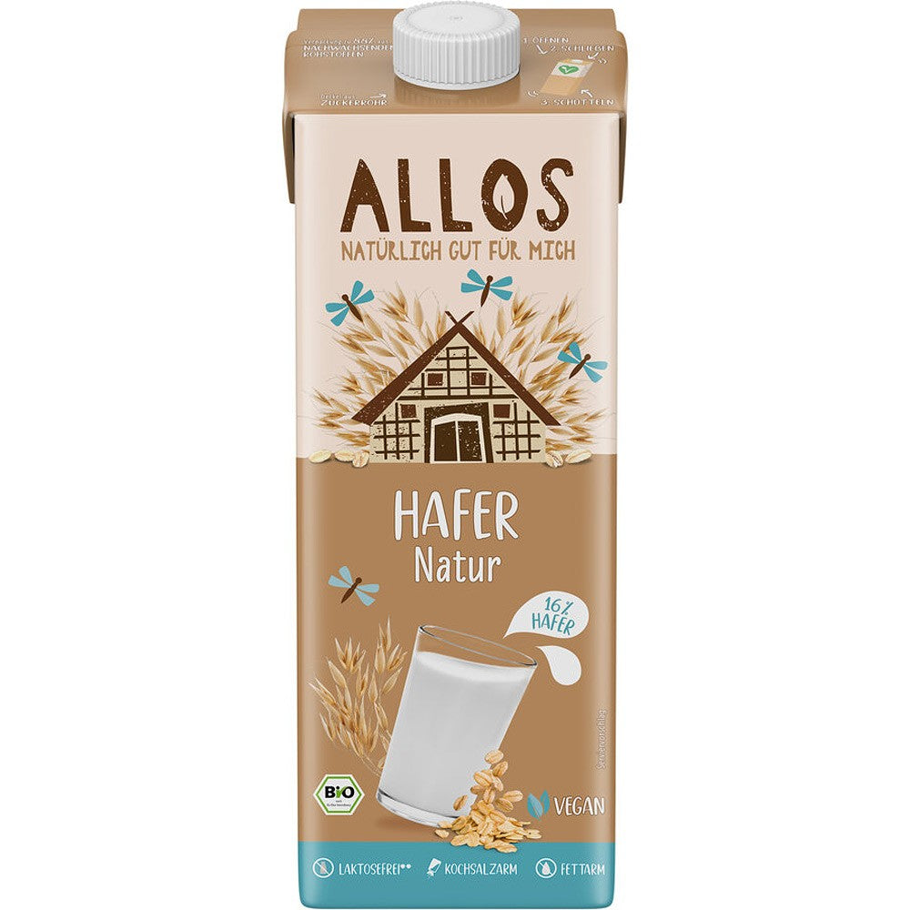 Bautura bio de ovaz fara lactoza 1L Allos