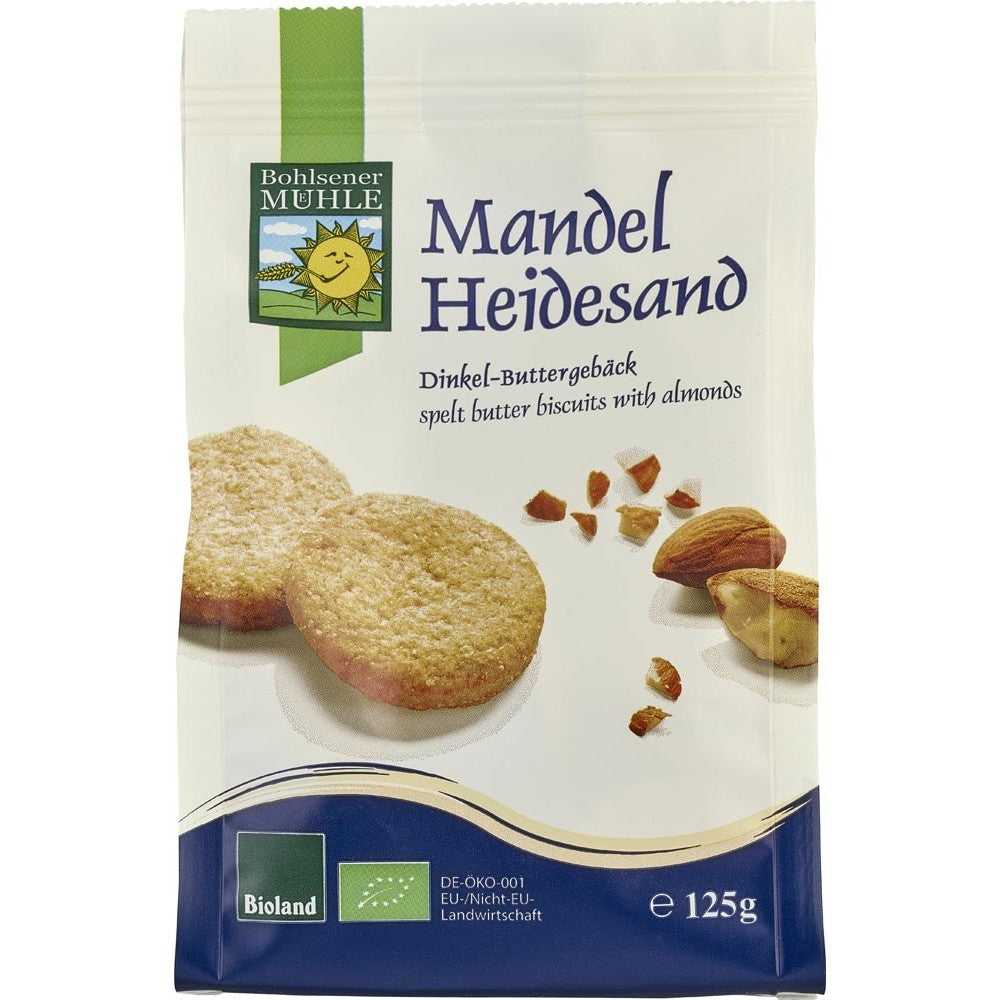 Biscuiti fragezi bio cu migdale 125g Bohlsener Muehle