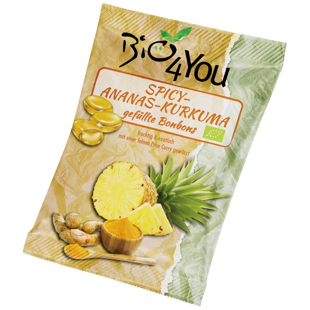 Bomboane picante cu ananas si curcuma