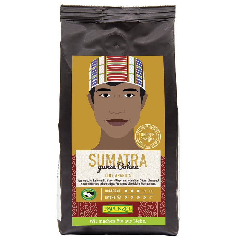 Cafea arabica boabe sumatra, 250g, rapunzel 1