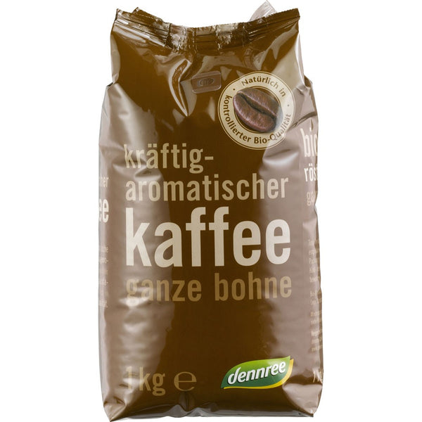  Cafea boabe arabica si robusta, 1kg, dennree