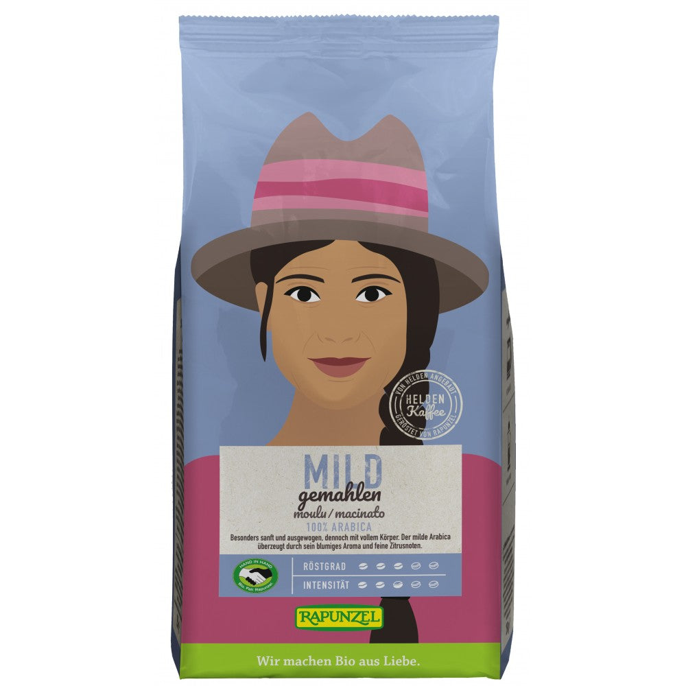 Cafea bio Gusto Arabica delicata macinata 250g Rapunzel