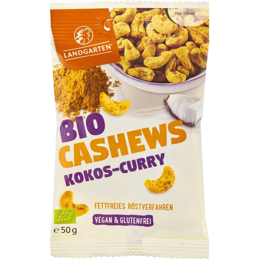Caju cu cocos si curry 50g Landgarten