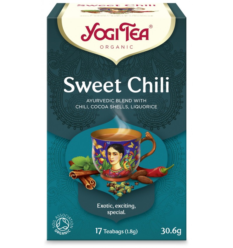 Ceai bio ardei dulce, bio, 17 pliculete 30,6g, yogi tea 1