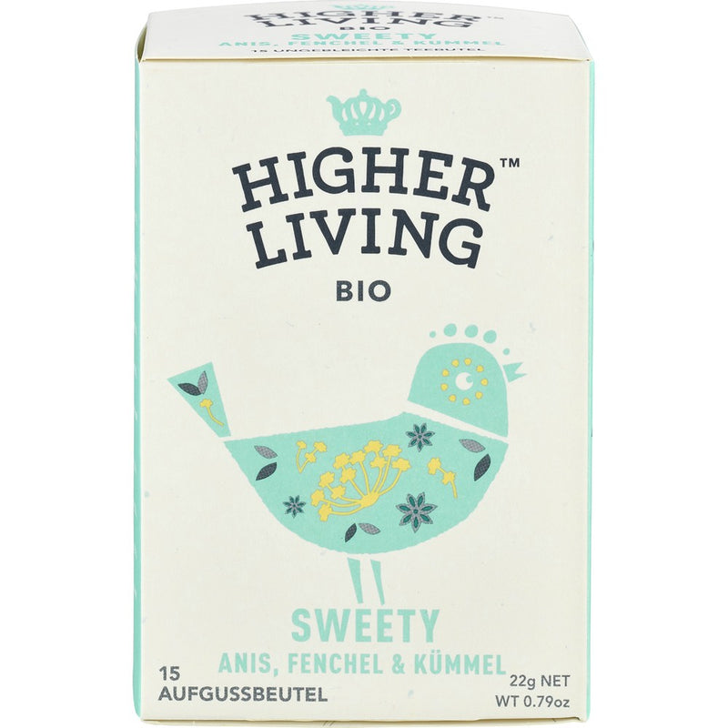 Ceai cu anason fenicul si chimen, bio, 21g, higher living 1