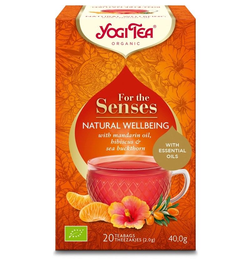 Ceai cu ulei esential natural wellbeing, bio, 40g, yogi tea 1