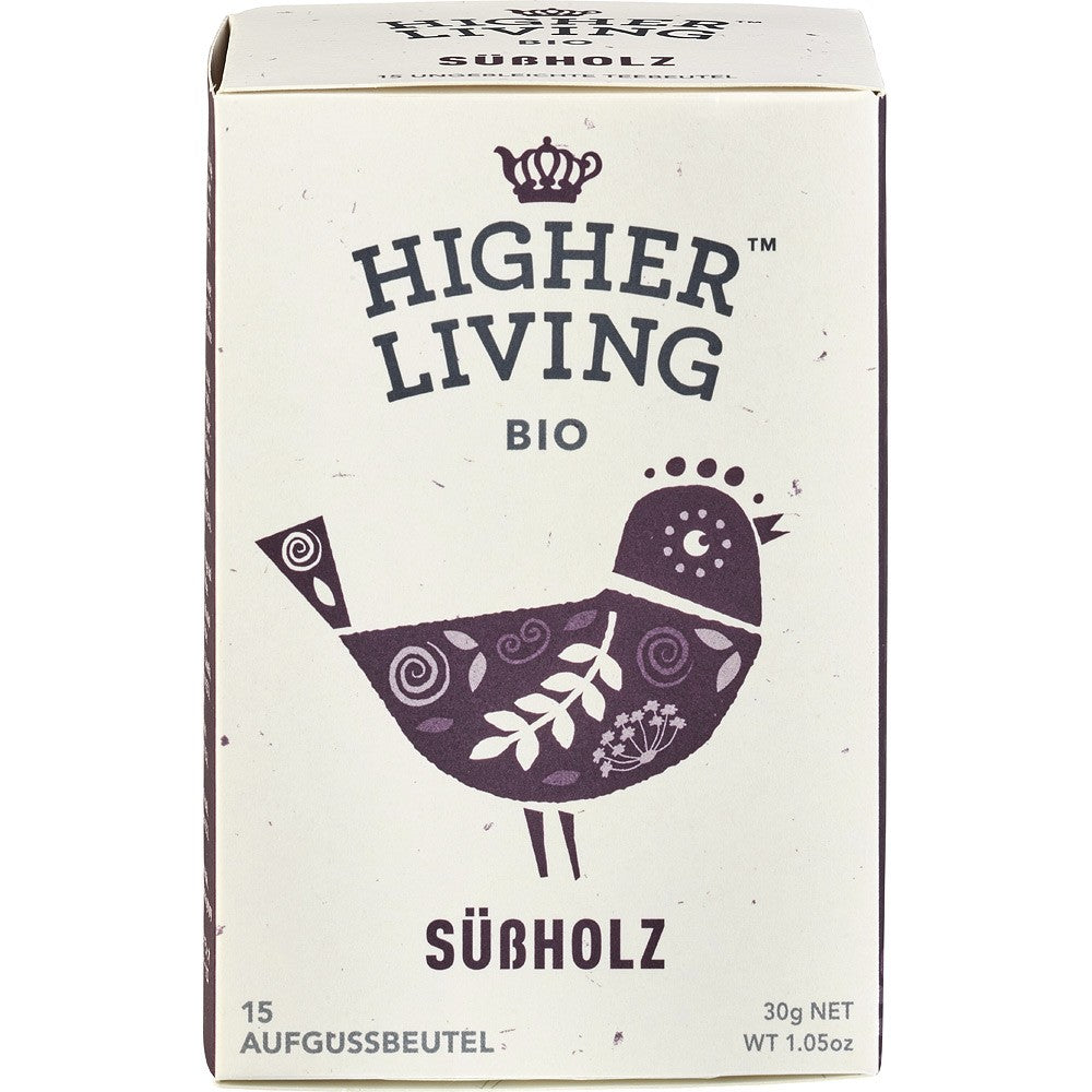 Ceai lemn dulce eco, 15 plicuri, Higher Living