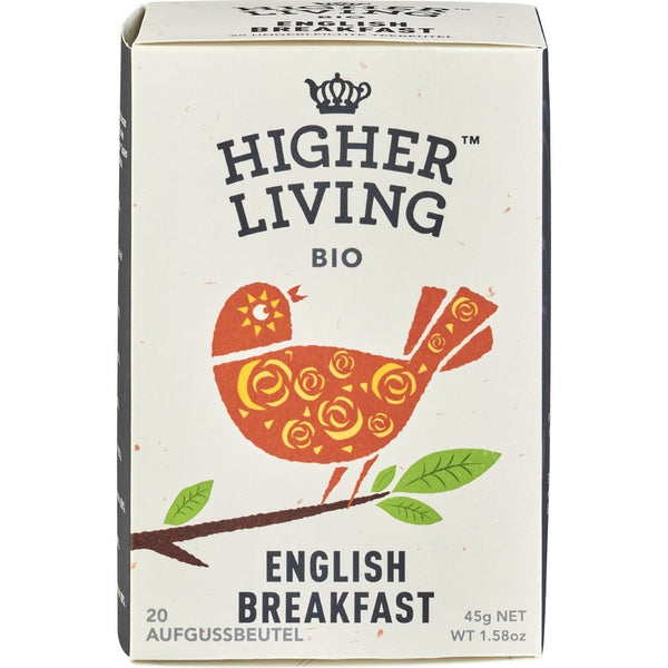  Ceai english breakfast eco, 15 plicuri, higher living
