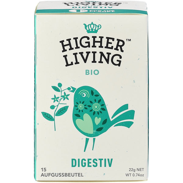  Ceai incantare pentru digestie 15 plicuri bio , 22g, higher living