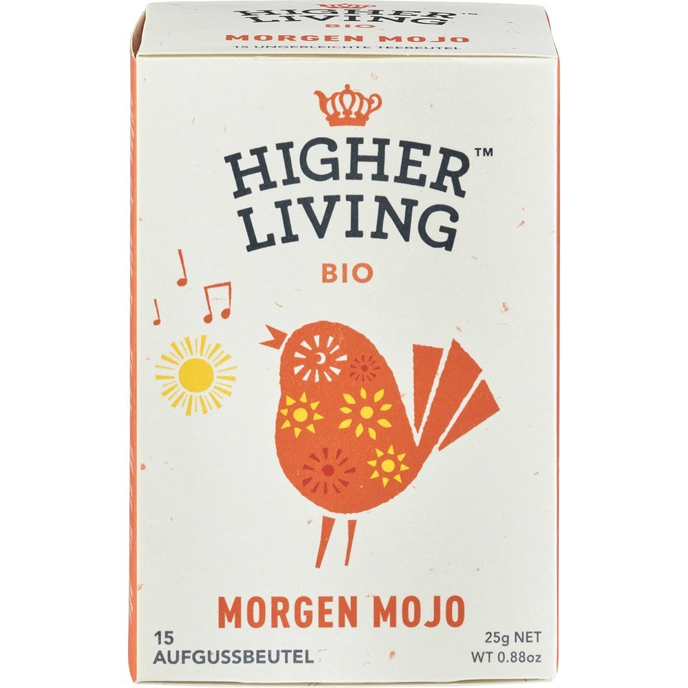 Ceai morning mojo, eco, 15 plicuri, higher living