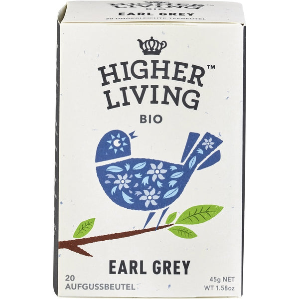  Ceai earl grey, eco, 20 plicuri, higher living