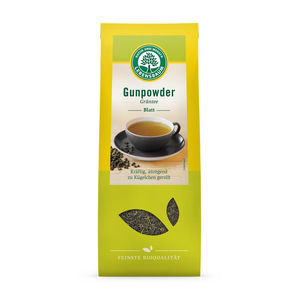  Ceai verde gunpowder china, 100g, lebensbaum