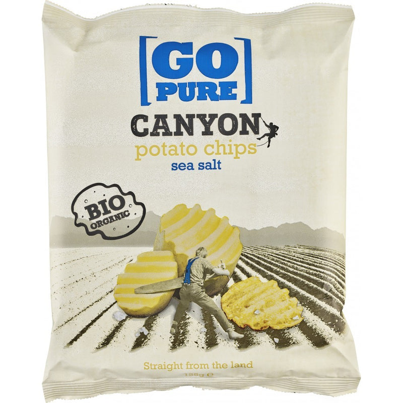 Chips-uri Canyon din cartofi bio cu sare de mare 1