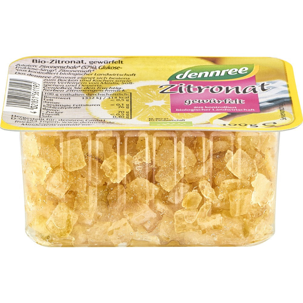 Coaja de lamaie confiata 100g Dennree