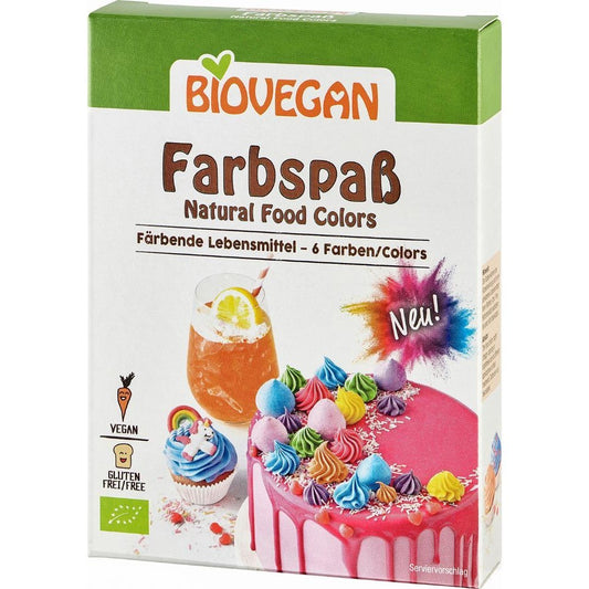 Colorant alimentar ecologic 6x8g Biovegan