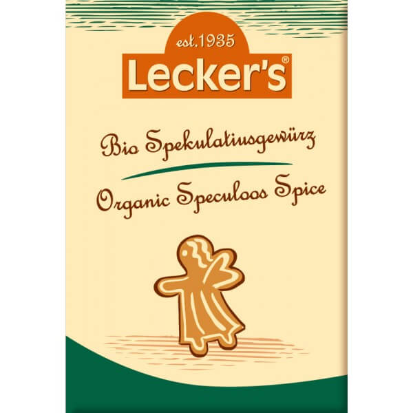 Condiment pentru biscuiti de craciun (spekulatius), ecologic, 16g, lecker's 1