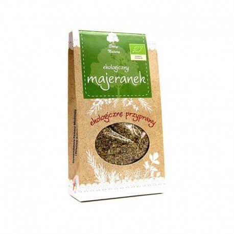 Condiment maghiran ecologic 15g Dary Natury, ambalaj maro cu etichetă verde.