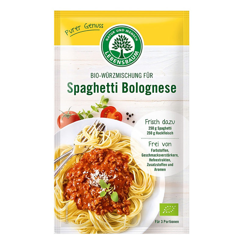 Condiment pentru spaghetti bolognese bio, lebensbaum 1