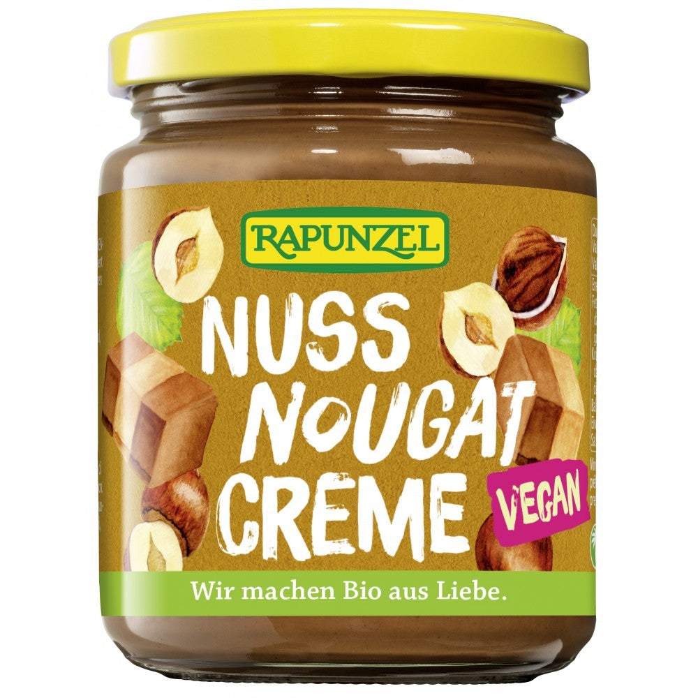 Crema bio de alune Nougat  250g Rapunzel