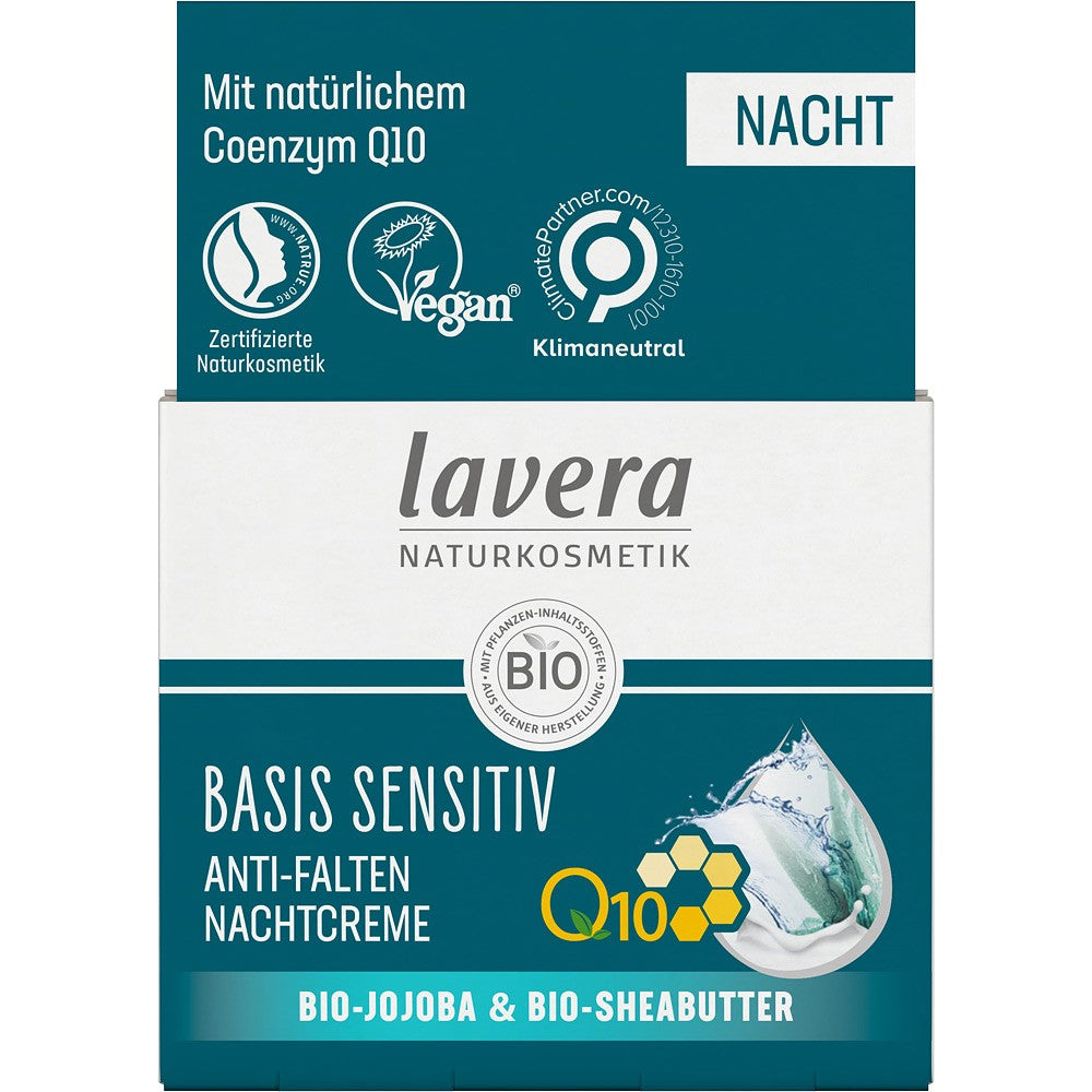 Crema de noapte antirid cu coenzima Q10 50ml Lavera