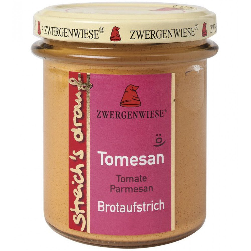 Crema tartinabila vegetala Tomesan cu tomate si parmezan 160g Zwergenwiese