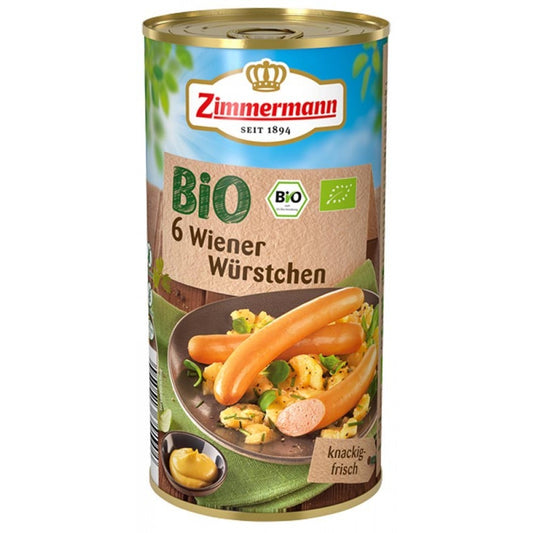 Crenvursti ecologici fara gluten 550g Zimmermann