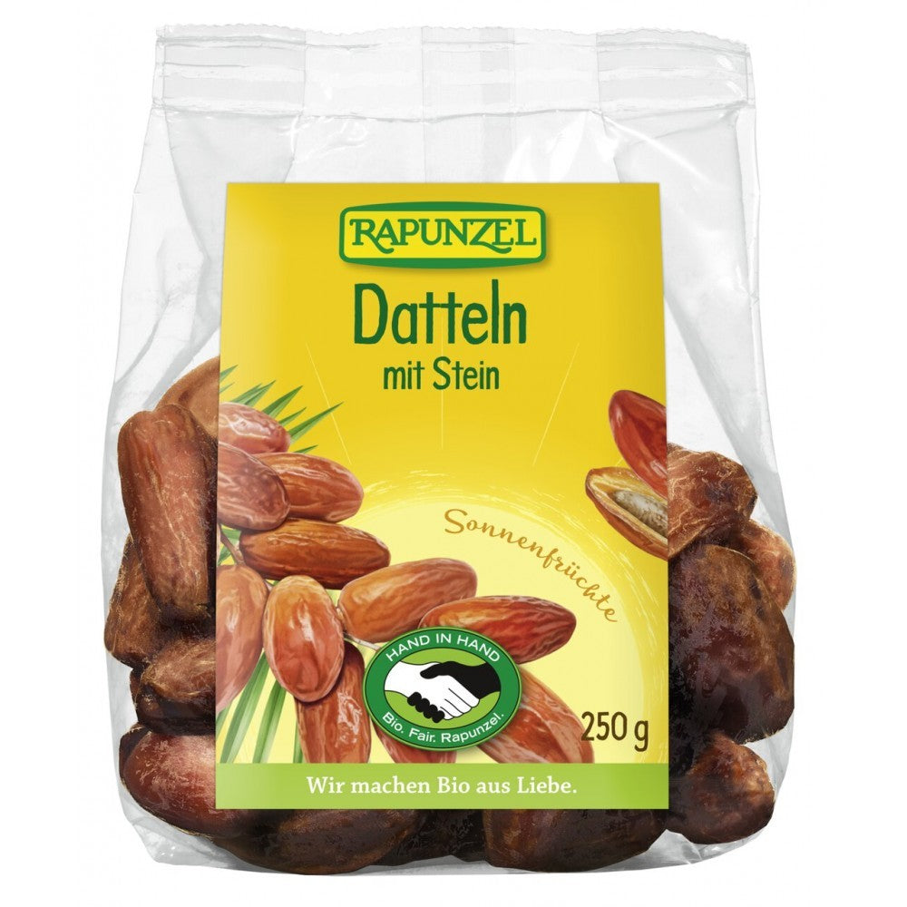 Curmale bio cu samburi   250g Rapunzel
