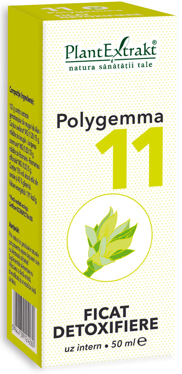  Polygemma 11 ficat detoxifiere, 50 ml, plantextrakt