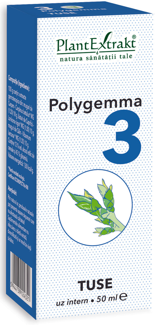  Polygemma 3, tuse, 50 ml, plantextrakt