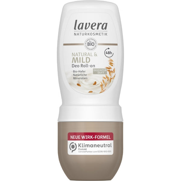  Deo roll-on natural & mild, 50ml, lavera