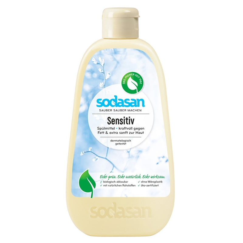 Detergent vase lichid, bio, sensitiv, 500ml, sodasan 1