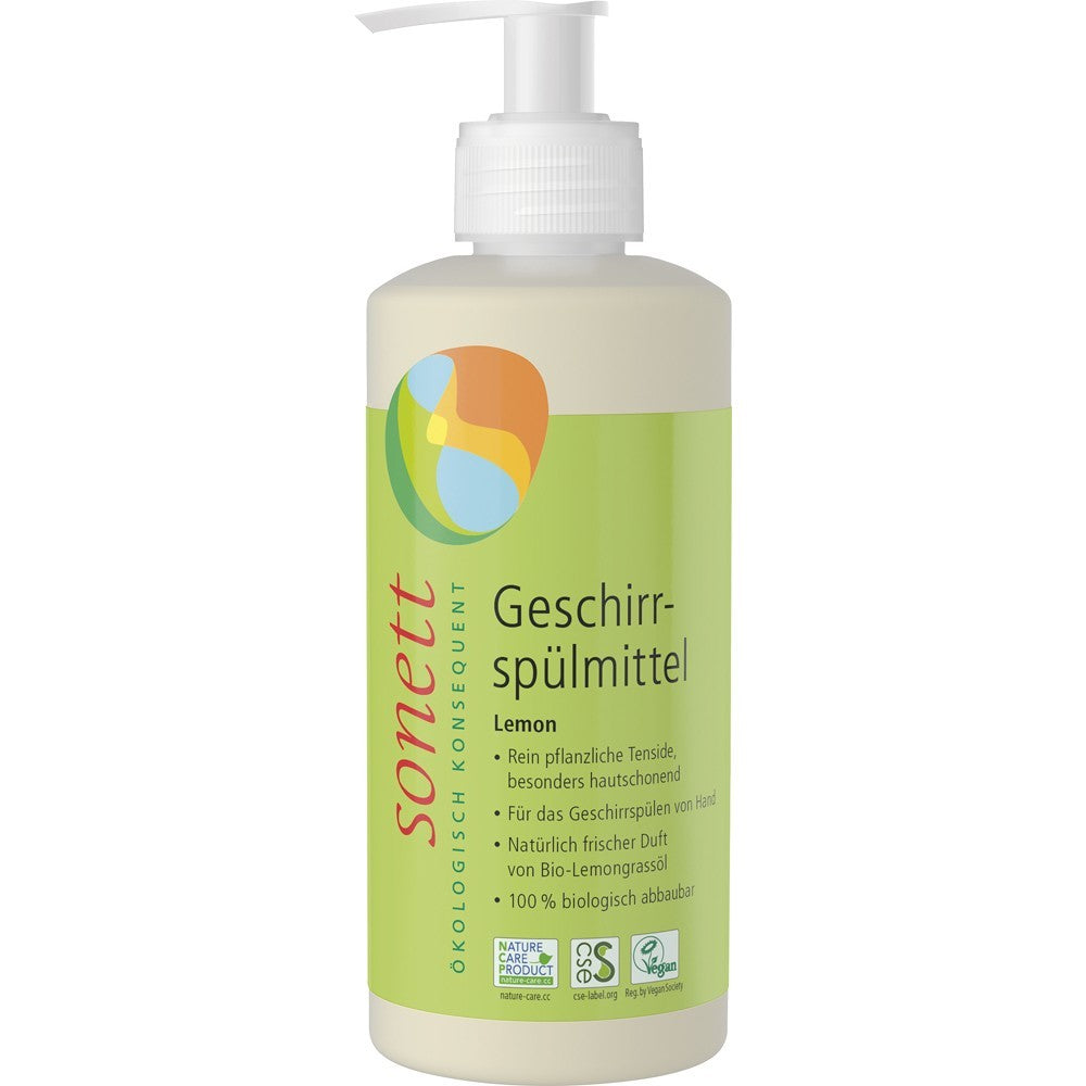 Detergent ecologic pentru spalat vase cu lamaie 300ml Sonett